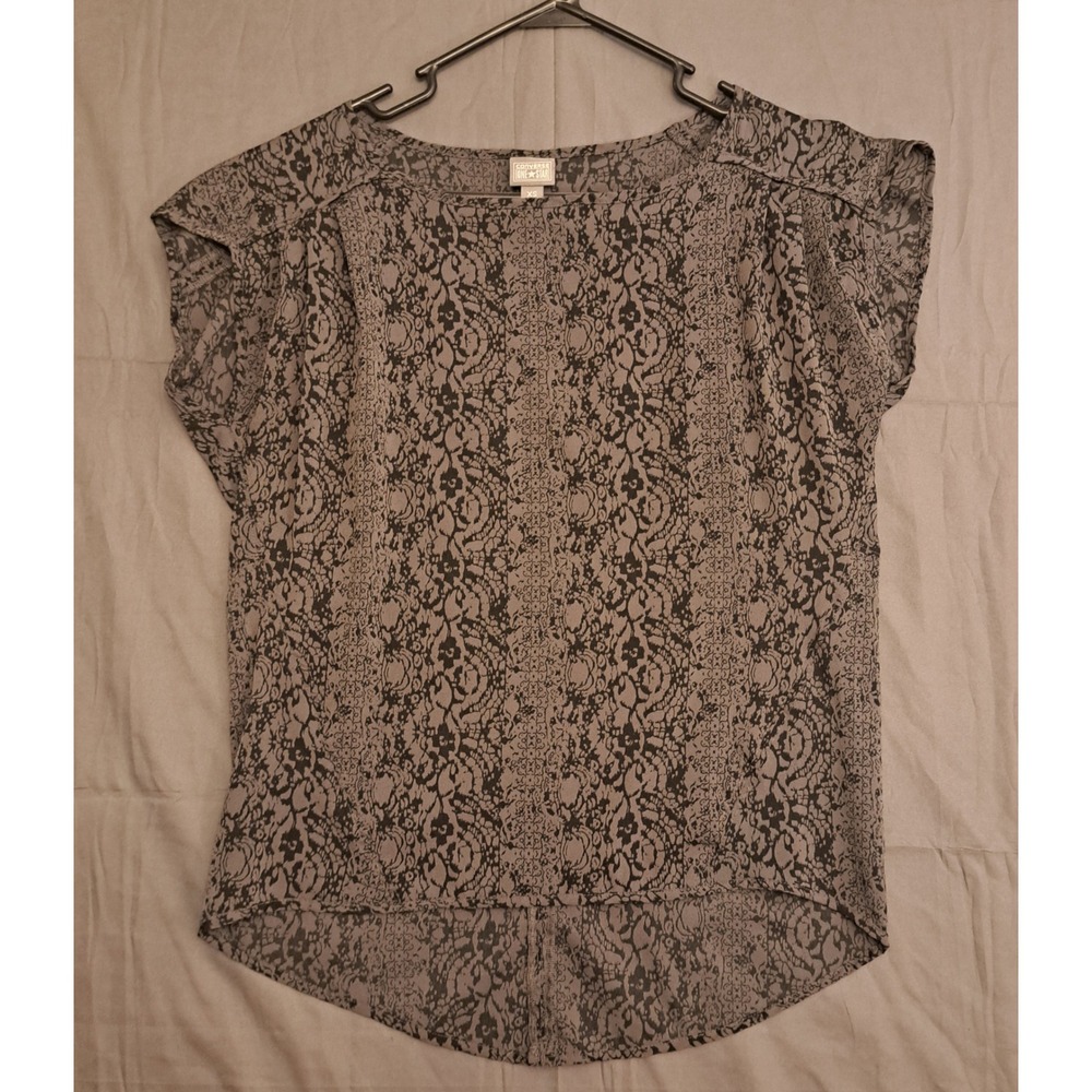 Converse‎ One Star Blouse Women's Size XS Gray